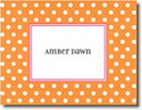 Boatman Geller Stationery - Orange Dot