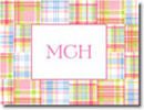 Boatman Geller Stationery - Pink Madras Patch