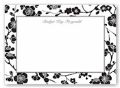 Boatman Geller Stationery - Blossom Black Large Flat Card