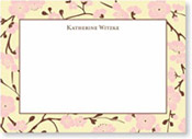 Boatman Geller Stationery - Blossom Pink Large Flat Card