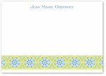 Boatman Geller - Lime Floral Band Stationery