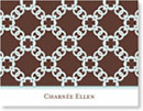Boatman Geller Stationery - Links Brown Folded Note Boatman Geller Stationery - Links Brown Folded Note
