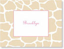 Boatman Geller Stationery - Giraffe Tan Folded Note Boatman Geller Stationery - Giraffe Tan Folded Note