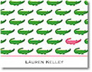 Boatman Geller Stationery - Alligator Repeat Folded Note