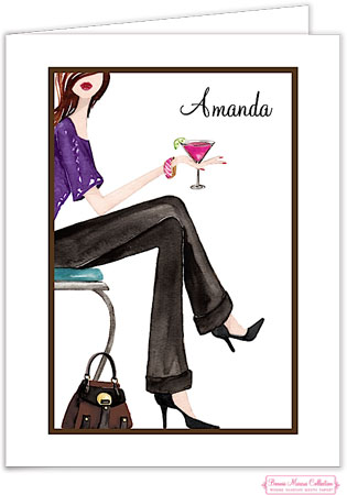 Personalized Stationery/Thank You Notes by Bonnie Marcus - Girls' Night Out Personalized Stationery/Thank You Notes by Bonnie Marcus - Girls' Night Out
