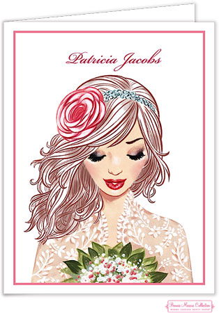 Personalized Stationery/Thank You Notes by Bonnie Marcus - Lovely Lace Personalized Stationery/Thank You Notes by Bonnie Marcus - Lovely Lace