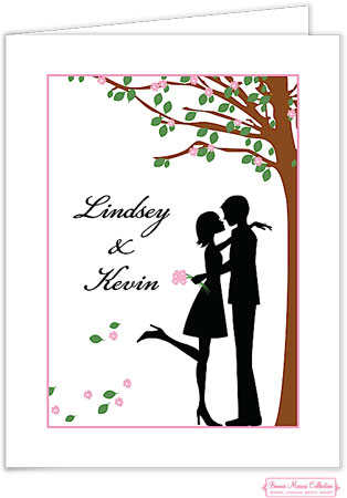 Personalized Stationery/Thank You Notes by Bonnie Marcus - Pink Petals Personalized Stationery/Thank You Notes by Bonnie Marcus - Pink Petals