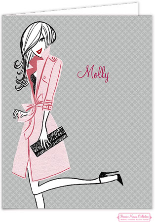 Personalized Stationery/Thank You Notes by Bonnie Marcus - Pretty Pink Party Personalized Stationery/Thank You Notes by Bonnie Marcus - Pretty Pink Party