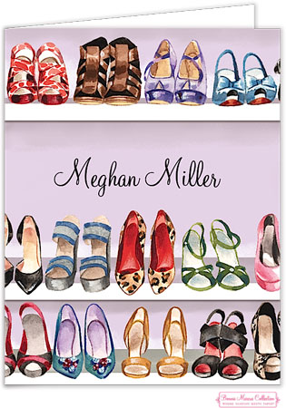 Personalized Stationery/Thank You Notes by Bonnie Marcus - Stylish Shoe Closet