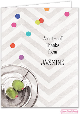 Personalized Stationery/Thank You Notes by Bonnie Marcus - Sophisticated Soiree