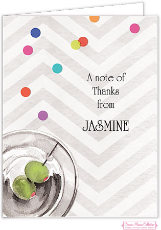 Personalized Stationery/Thank You Notes by Bonnie Marcus - Sophisticated Soiree Personalized Stationery/Thank You Notes by Bonnie Marcus - Sophisticated Soiree