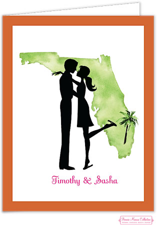 Personalized Stationery/Thank You Notes by Bonnie Marcus - Florida Couple Personalized Stationery/Thank You Notes by Bonnie Marcus - Florida Couple