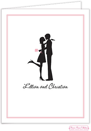 Personalized Stationery/Thank You Notes by Bonnie Marcus - The Kiss Personalized Stationery/Thank You Notes by Bonnie Marcus - The Kiss