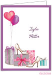 Personalized Stationery/Thank You Notes by Bonnie Marcus - Bridal Shoes & Balloons