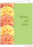 Personalized Stationery/Thank You Notes by Bonnie Marcus - Summer Citrus