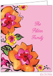 Personalized Stationery/Thank You Notes by Bonnie Marcus - Pink Garden