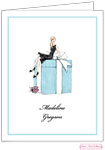 Personalized Stationery/Thank You Notes by Bonnie Marcus - Bride On Box (Blonde)