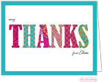 Personalized Stationery/Thank You Notes by Bonnie Marcus - Pretty Patterned Party