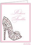 Personalized Stationery/Thank You Notes by Bonnie Marcus - Stunning Shoe
