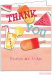Personalized Stationery/Thank You Notes by Bonnie Marcus - Summer Essentials Orange