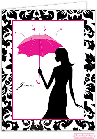 Personalized Stationery/Thank You Notes by Bonnie Marcus - Umbrella Love