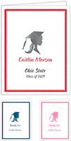 Personalized Stationery/Thank You Notes by Bonnie Marcus - Grad Silhouette