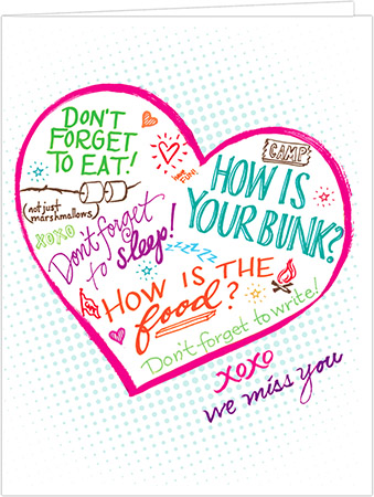 Bonnie Marcus Collection - Camp Notes From Home (We Miss You) Bonnie Marcus Collection - Camp Notes From Home (We Miss You)