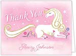 Personalized Stationery/Thank You Notes by Bonnie Marcus - Unicorn Dreams