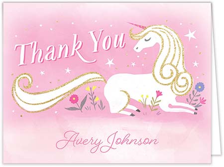 Personalized Stationery/Thank You Notes by Bonnie Marcus - Unicorn Dreams Personalized Stationery/Thank You Notes by Bonnie Marcus - Unicorn Dreams