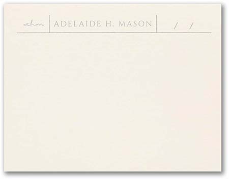 Put A Date On It Thermography Printed Flat Note Cards by Carlson Craft