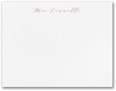 It's All About Me Thermography Printed Flat Note Cards by Carlson Craft