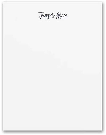 Simply Smart Thermography Printed Flat Note Cards by Carlson Craft