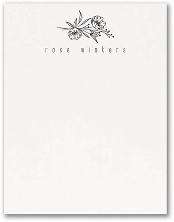 It's From Me Thermography Printed Flat Note Cards by Carlson Craft