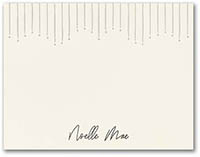Dangling Ribbons Thermography Printed Flat Note Cards by Carlson Craft