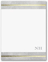 Concrete Imagery Thermography Printed Flat Note Cards by Carlson Craft