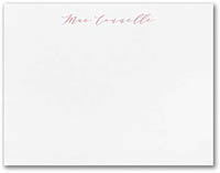 It's All About Me Thermography Printed Flat Note Cards by Carlson Craft
