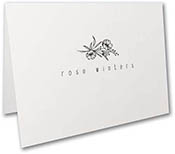 It's From Me Thermography Printed Folded Note Cards by Carlson Craft