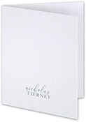 Standout Impression Thermography Printed Folded Note Cards by Carlson Craft