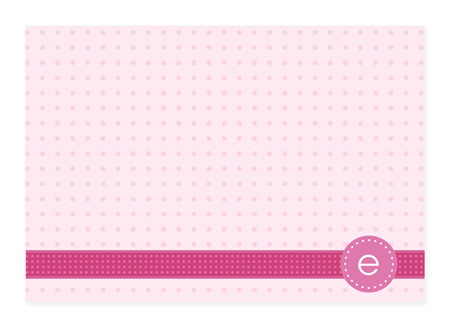 Spark & Spark - Stationery (Monogram stamp (pink) - 01-BA-304-3-14)