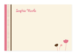 Spark & Spark - Stationery (Three little flowers - 01-BA-304-6)