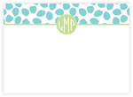 Clairebella Stationery/Thank You Notes - Organic Dots Aqua Clairebella Stationery/Thank You Notes - Organic Dots Aqua