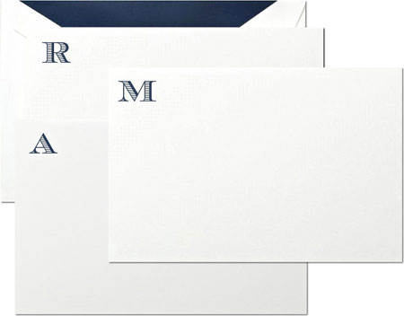 Crane Boxed Stationery Sets - Initial Correspondence Card Crane Boxed Stationery Sets - Initial Correspondence Card