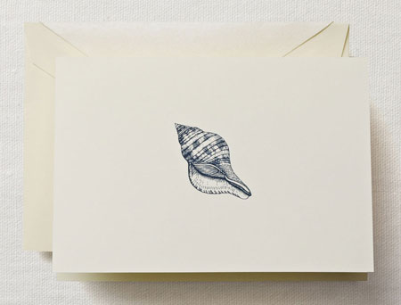Crane Boxed Stationery Sets - Shell Note Crane Boxed Stationery Sets - Shell Note