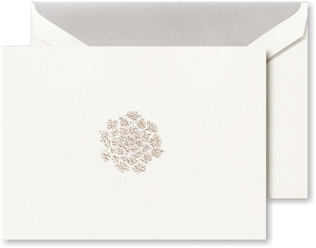 Boxed Stationery Sets by Crane - Hand Engraved Queen Anne's Lace Note