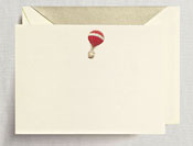 Crane Boxed Stationery Sets - Hand Engraved Hot Air Balloon Correspondence Card