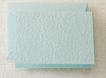 Crane Boxed Stationery Sets - Beach Glass Blind Embossed Note