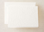 Boxed Stationery Sets by Crane - Pearl White Blind Embossed Note