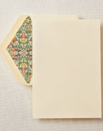 Boxed Stationery Sets by Crane - Red Florentine Half Sheet