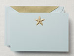 Boxed Stationery Sets by Crane - Hand Engraved Starfish Correspondence Card