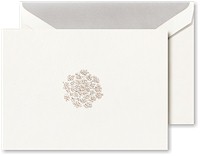 Crane Boxed Stationery Sets - Hand Engraved Queen Anne's Lace Note